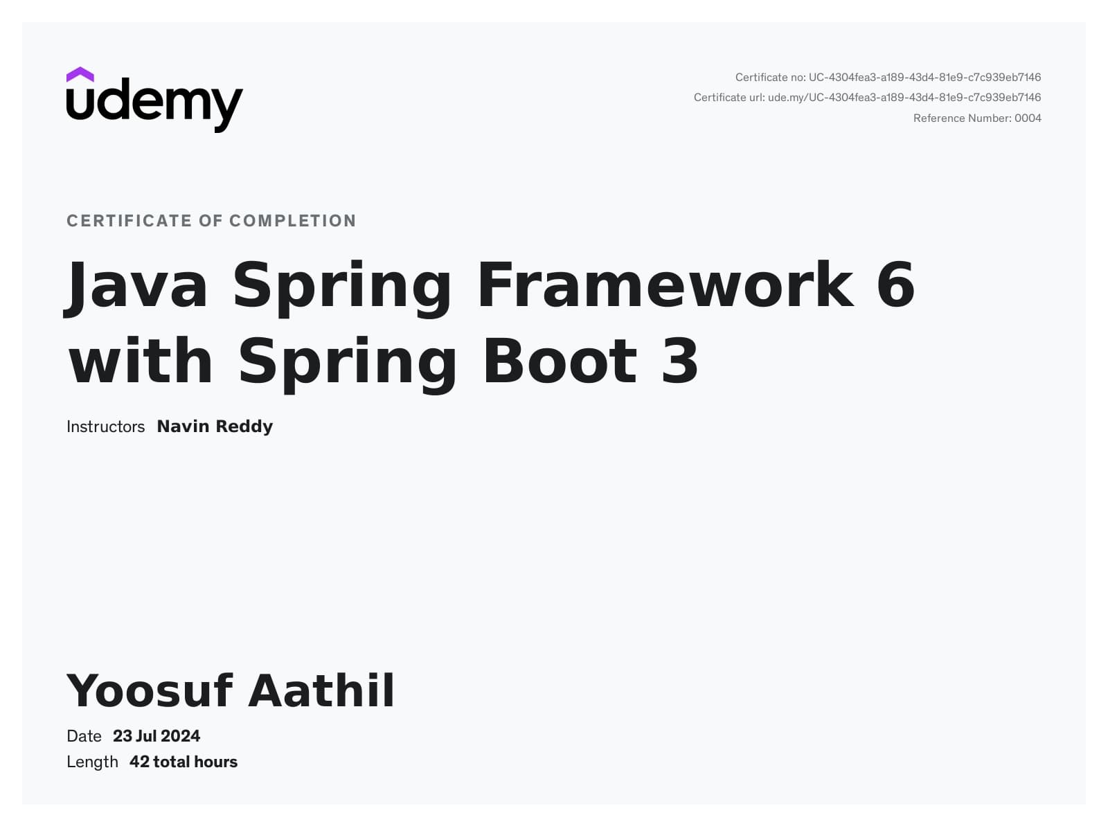 Java Spring Framework 6 with Spring Boot 3